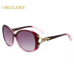 Fashion Women Polarized Sunglasses Black/Red/Brown/Purple