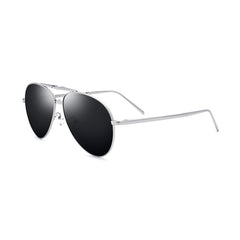 Titanium Men Polarized Sunglasses UV400 Silver