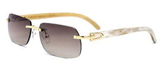 Natural Horn Man Sunglasses UV400