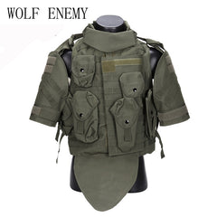 WOLF ENEMY body armor with pouch/pad
