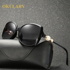 Women Polarized Sunglasses Oversized Eyeglasss UV400