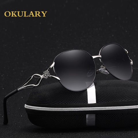 OKULARY Mirror Oval Women Sunglasses